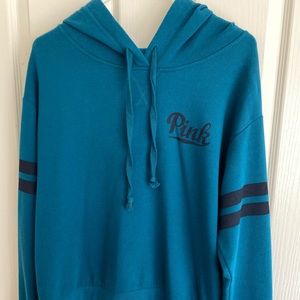 Victoria’s Secret Pink Teal Hoodie